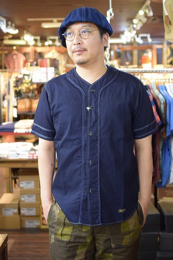 コリンボ　WEEKSVILLE PLAY SHIRTS　インデイゴ