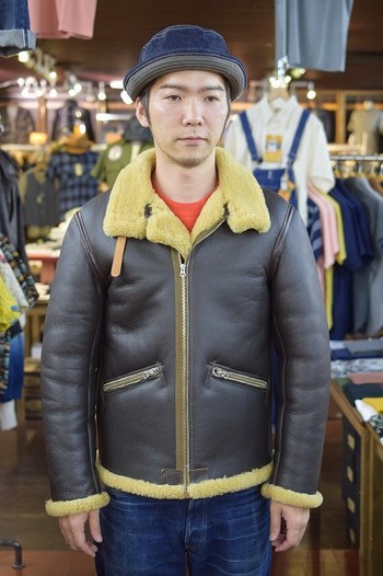 コリンボご予約　2016秋冬D-1 YPE MOUTON JACKET　“GREASE MONKEY’S TAXIDE”