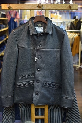 コリンボ　STOCKMAN’S COAT ディアスキン ブラック 残り1着