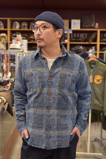 ダルチザン 5651 NORAGI SASHIKO 野良着刺し子シャツ　ご紹介