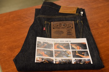 CUSHMAN 22501XX 13.5oz DENIM WW2 MODEL　サイズ34入荷です
