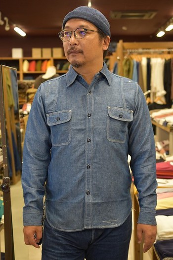 フェローズ　定番シャンブレーシャツ　770WS　今月も入荷です