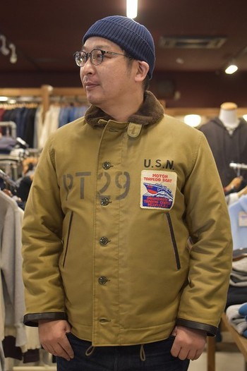 リアルマッコイズ　N-1 DECK JACKET KHAKI / CUSTOM  ご紹介
