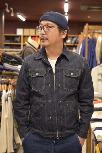 シュガーケーン  SC14841 13oz BLUE DENIM ZIP　 ラングラー2ndタイプ