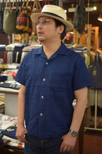 ジェラード “PIRATE OF BLUE DYE” Westcoast shirt インディゴ