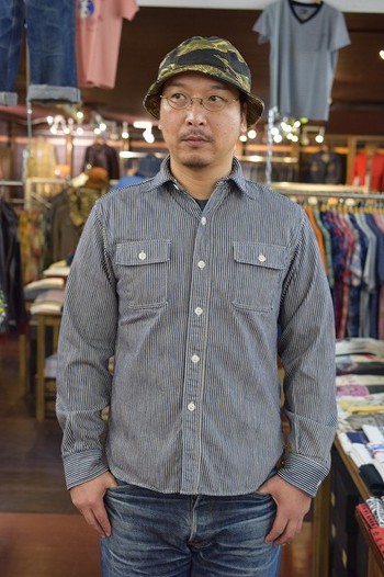デラックスウェア　定番ヒッコリーネル　入荷しています。