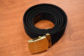 リアルマッコイズ　 MA20020 BLACK TROODER UNIFORM BELT