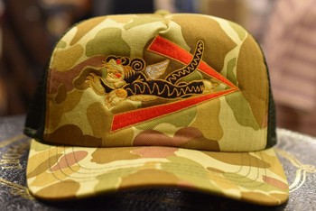 リアルマッコイズ　メッシュキャップ　FLYING TIGERS CAMOUFLAGE MESH CAP
