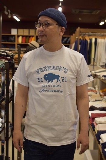 フェローズ　21S-30th AW ロゴTシャツ 入荷です。