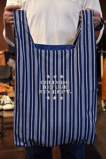 コリンボ　FULTON STREET SJOPPING BAG　ランダムヒッコリー