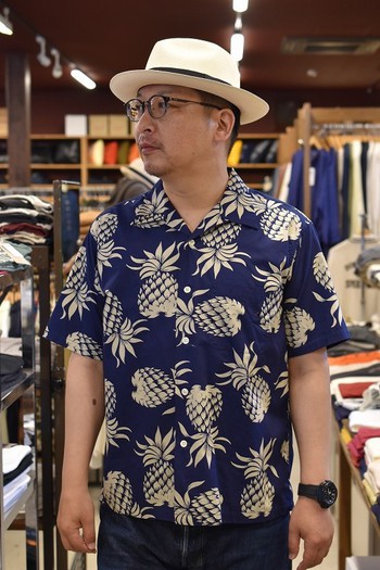 サーサンーフ　コットンアロハ　DK37811 DUKE’S PINEAPPLE