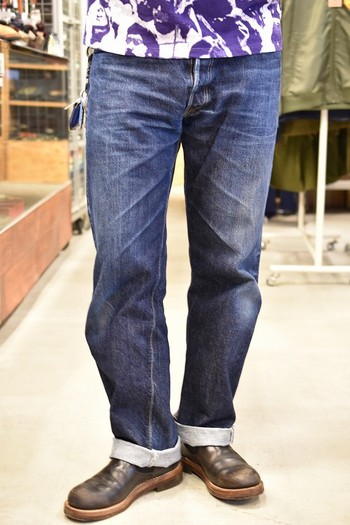 リアルマッコイズ　デニムLOT001　経年変化について