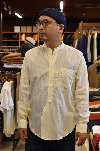 ジェラード　バンドカラーシャツ　ELLIS　ご紹介