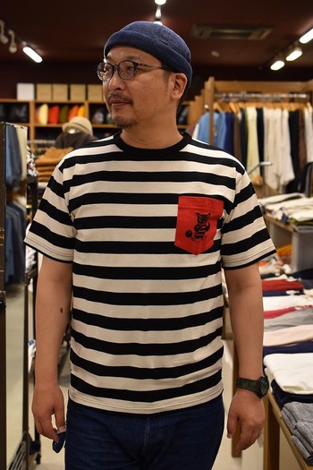 クッシュマン　BORDER TEE JAIL BIRDS　ご紹介