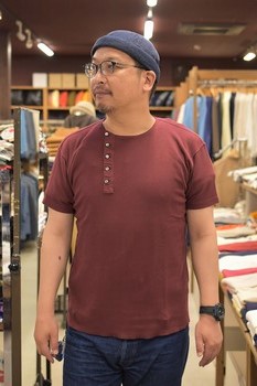 ダッパーズ　Early American Style Side Neck Henley Tee　ご紹介