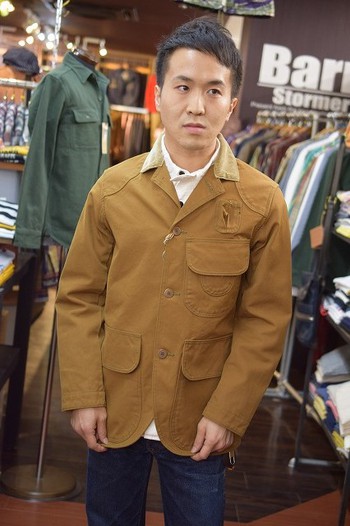 シュガーケーン　13オンスキャンバスハンティングjkt 入荷