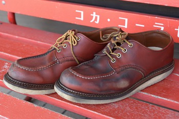 RED WING  8103 CLASSIC OXFORD  磨いてみる