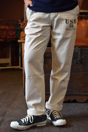 夏は白パン　PART2　 コリンボ  ZV-0219 Dexie Pants Custom エクリュ
