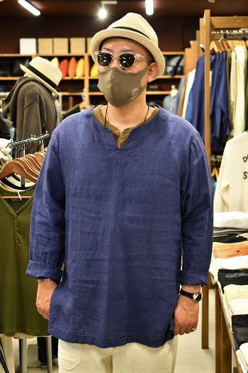 ジェラード JELADO  Sleeping shirt スリーピングシャツ