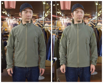コリンボ　ソフトシェル　DUNE SLICKER JACKET 　サイズ着比べ