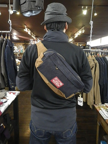 ウエス　デニムボディーバック入荷