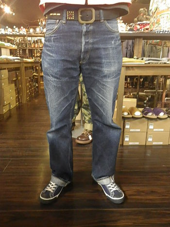 ジェラード　５５DENIM　穿き込み