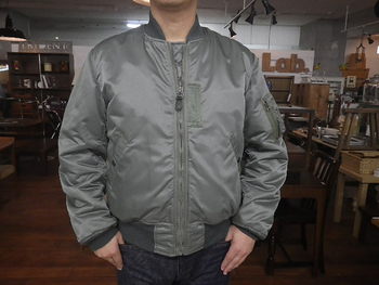 リアルマッコイズ　MA-1　BLUE ANCHOR OVERALL CO.,INC　サイズ感について