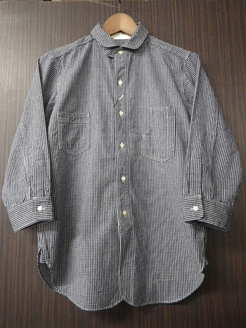 ジェラード　ローワーシャツ入荷　 インディゴチェック