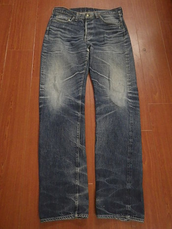 フルカウント　デニム　Lot1101色落ち