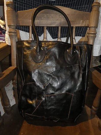 リアルマッコイズ　LEATHER TOTE BAG / PATCH WORK