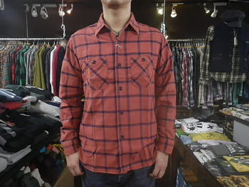 シュガーケーン　ライトフランネルシャツ　入荷