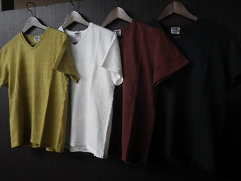 フェローズ　ポケ付きVネックTシャツ　PSPT2