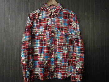 ウエス　マドラスパッチワークシャツ　入荷
