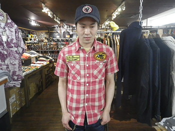 トイズマッコイ　TMS1511  コットンチェックワークシャツ　入荷