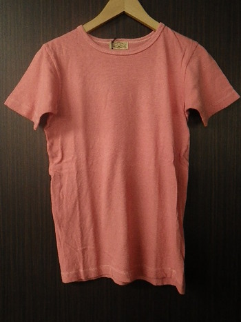 LOOP＆WEFT　リサイクルコットン　Tシャツ　LRC1001　新色サクラ