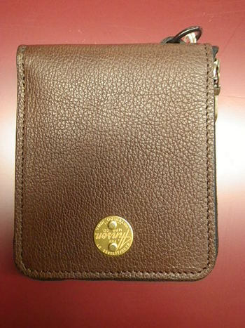 コリンボ　HINSON WEATHER-BEATER ROUND-ZIP WALLET MEDIUM
