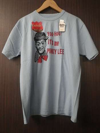 クッシュマン　リサイクルコットンTシャツ　PINKY LEE
