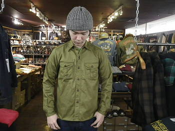 ジェラード　Pressman Shirts　オリーブ
