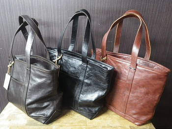レインボーカントリー　レザートートバッグ　入荷