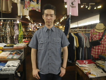 ジェラード　半袖ブルーシャンブレー　入荷