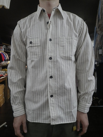 シュガーケーン　ウォバッシュ柄シャツ　ホワイト　入荷