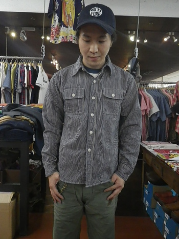 デラックスウエア　ヒッコリーネル　入荷