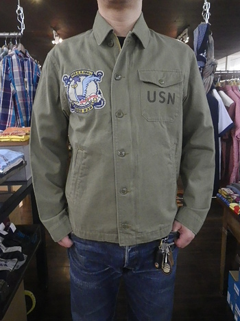 トイズマッコイ　 UTILITY JACKET U.S. NAVY / ROAD RUNNER