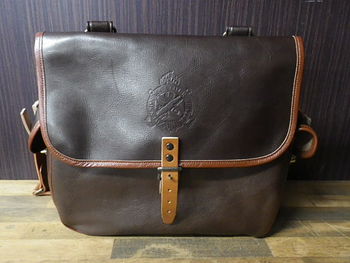 HINSON DOUGHBOY ALL LEATHER MUSETTE BAG　入荷