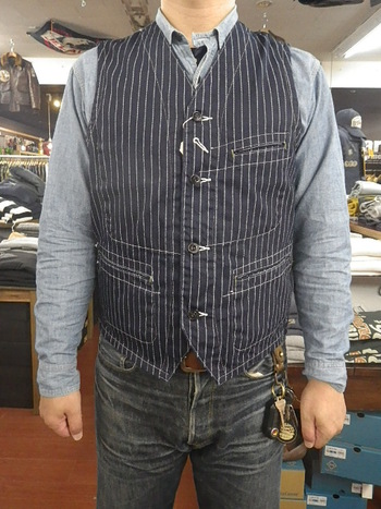 シュガーケーン　ウォバッシュワークベスト　再入荷