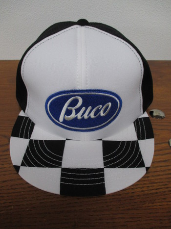 リアルマッコイズ　BUCO メッシュキャップ　チェッカーフラッグ黒再入荷