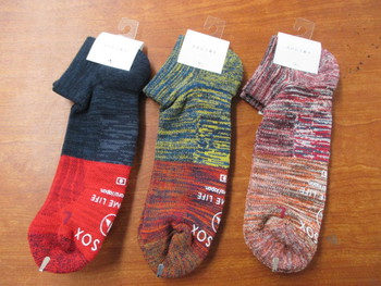 ＡＮＤＳＯＸ　ショートソックス入荷