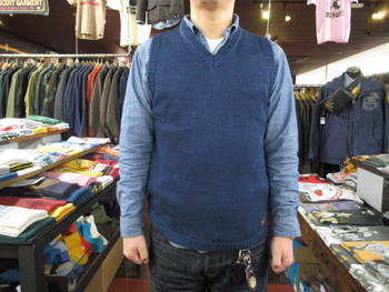 コリンボ　SOUTH STREET Linen Knit Vest　本日入荷してきました
