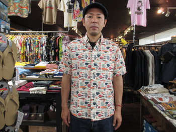 サンサーフ　UNDER THE SEA BUTTONDOWN SHIRT