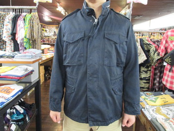 リアルマッコイズ　M-65 Black Dyed Tiger Stripe Jacket
